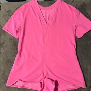 Pink Womens Romper